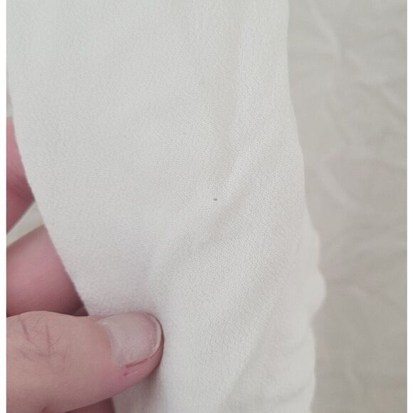 Free People Elsa Bodysuit Top Cream Surplice Neck Size Small - Picture 8 of 12